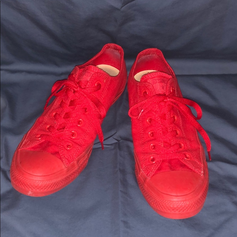 Red Converse All Star Low Top